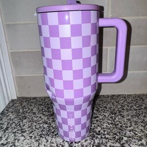 Purple Checkered 40oz HydroJug